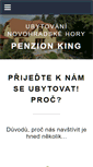 Mobile Screenshot of penzionking.cz