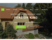 Tablet Screenshot of penzionking.cz